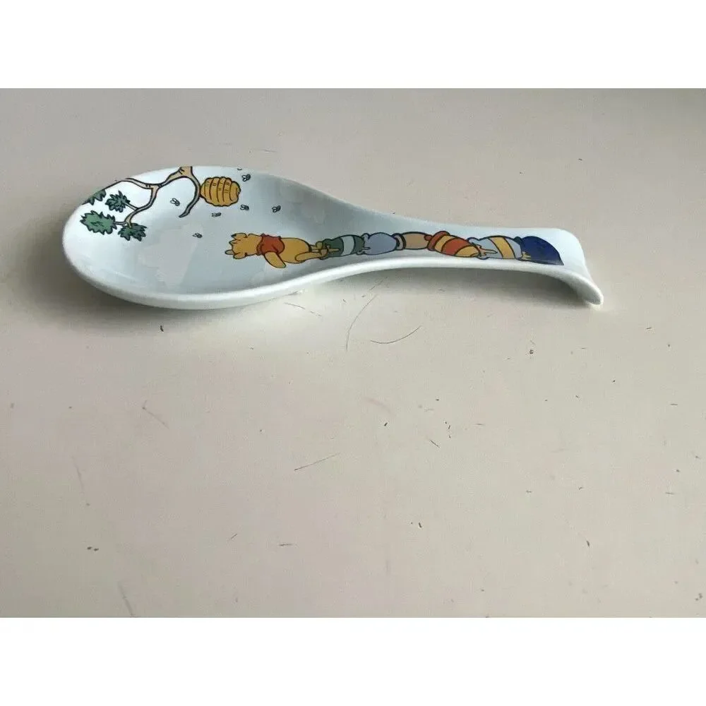 Disney‎ Winnie The Pooh Honey Pot Beehive Spoon Rest Utensil Kitchen Ceramic NEW